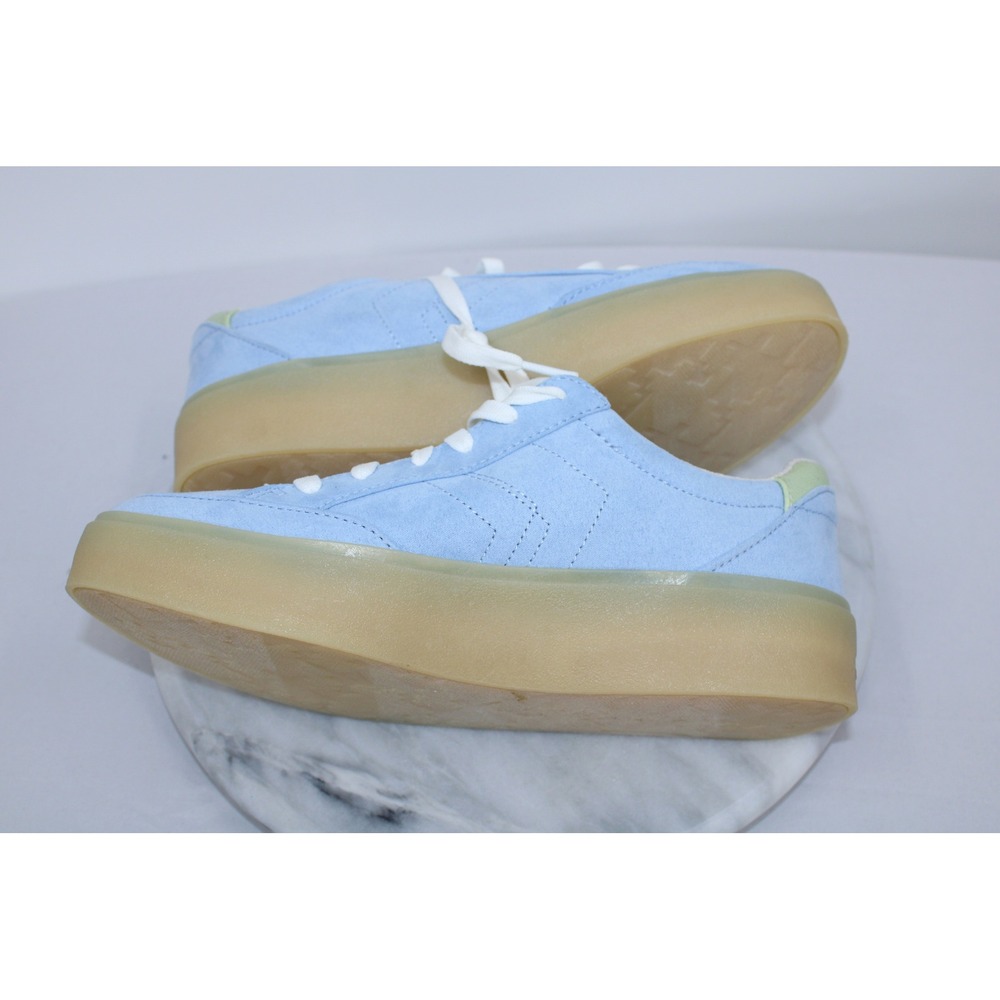 Dr Scholls Madison Lace Light Blue Platform Sneakers Womens 8M Low Top Shoes - Picture 6 of 8